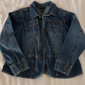 Venezia Peplum Jean Jacket